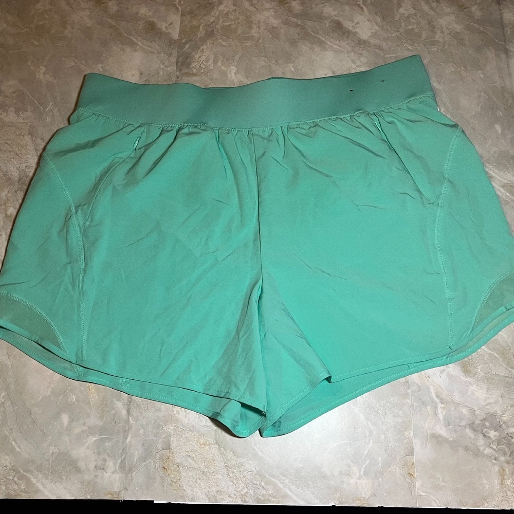 Tek Gear Shorts Women's Plus 1X Teal Athletic Shorts Workout Gear
